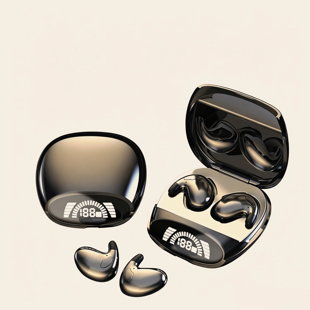 Lightweight Invisible Sleep Earphones Ultra-Thin Ergonomic Fit Side-Sleep Friendly Cloud-Like Comfort Clear Mic With Mic