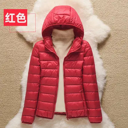 Spring Autumn Women Jackets 2024 Winter Female White duck down Jacket Fashion Ultralight Women Parka Packable Casual Puffer Coat