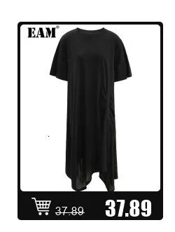 [EAM] Women Green Pleated Drawstring Long Irregular Vest Dress New Round Neck Sleeveless Fashion Tide Spring Summer 2026 1DJ2512