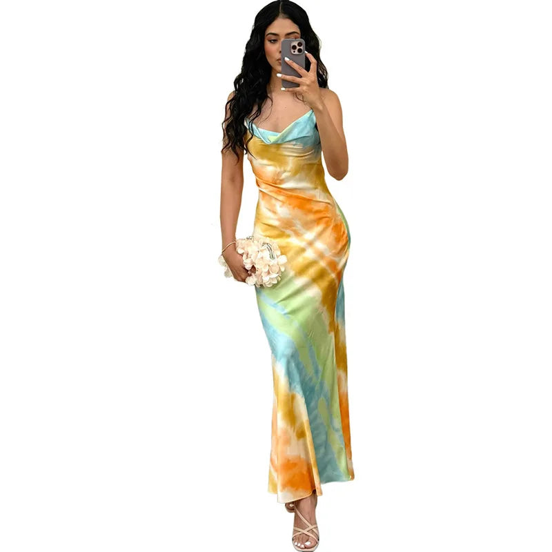 2026 Summer New Fashion Style - Elegant and Sexy Low-Backed, Backless and Neck-Baring Dress
