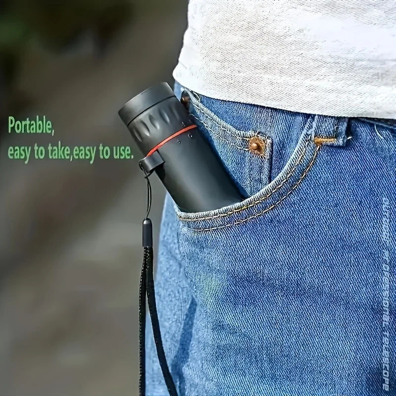 HD 25mm Monocular Telescope with Phone Clip