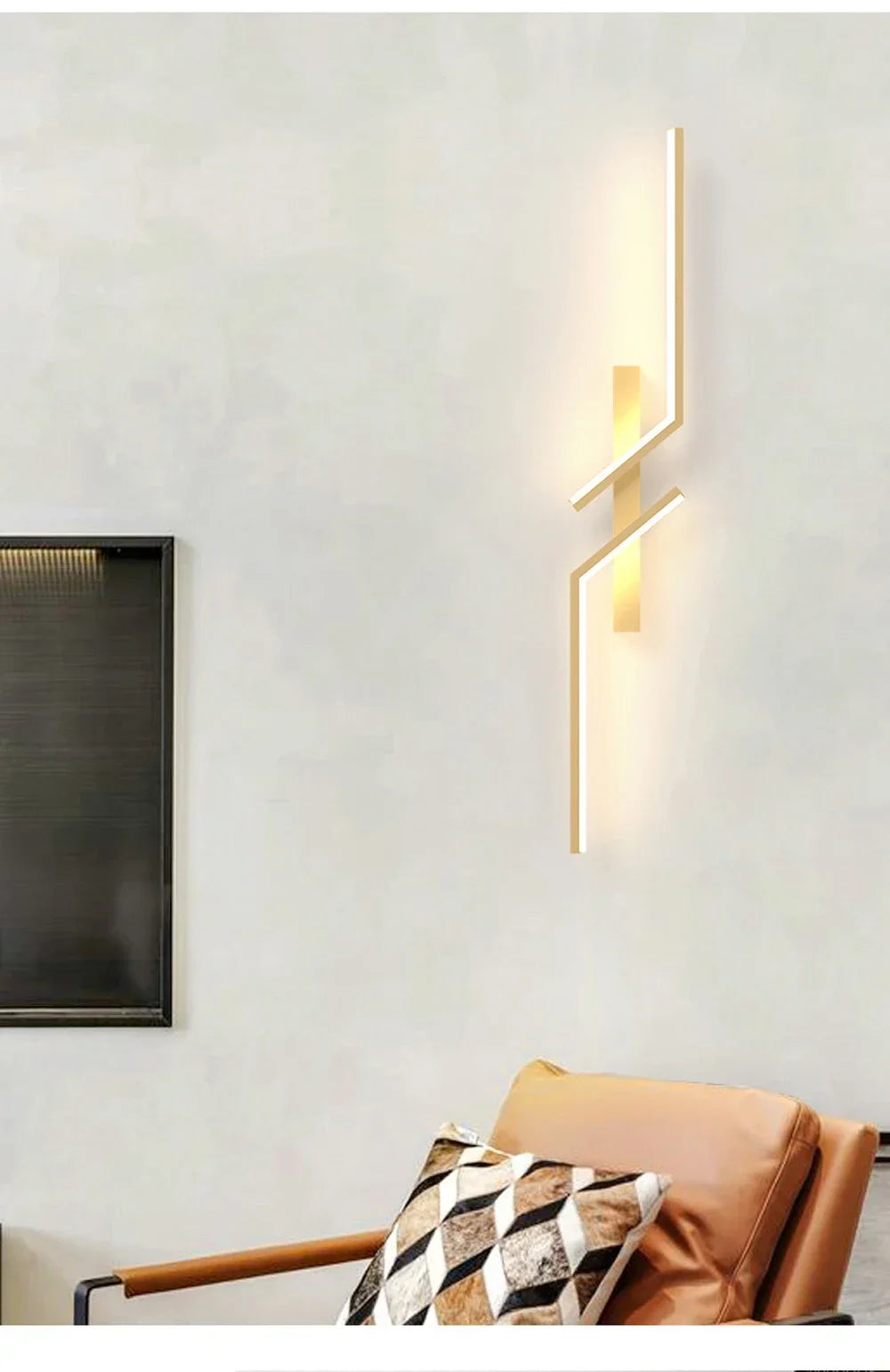 LED Wall Light Modern Minimalist Strip Lighting for Bedroom Bedside Living Room TV Backlight Sofa Decor Wall Sconce Ambient Lamp