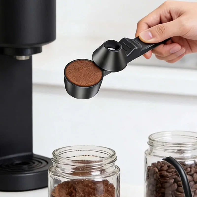 1/10pcs Sliding Leakproof Coffee Scoops Large Capacity Coffee Protein Milk Powder Measuring Spoon Portable Home Kitchen Gadgets