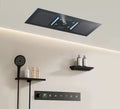 Grade Concealed Thermostatic Brass Shower Set with Wall-Inlet Square Head & Multiple Spray Functions-for Hotels