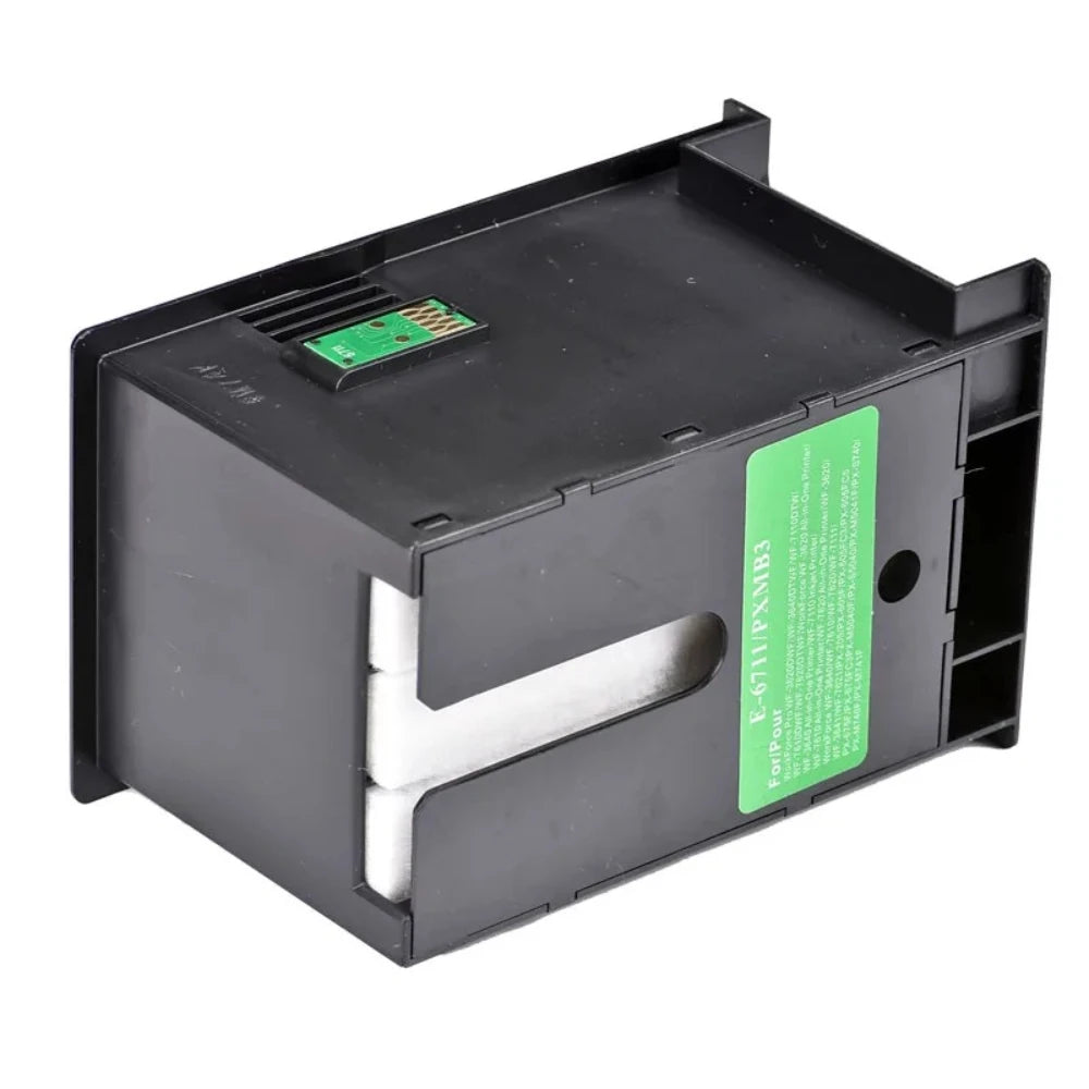 Compatible T6711 Waste Ink Maintenance Box With Chip for Epson WF3520 WF3540 WF3620 WF3640 WF7110 WF7610 WF7620 Printer