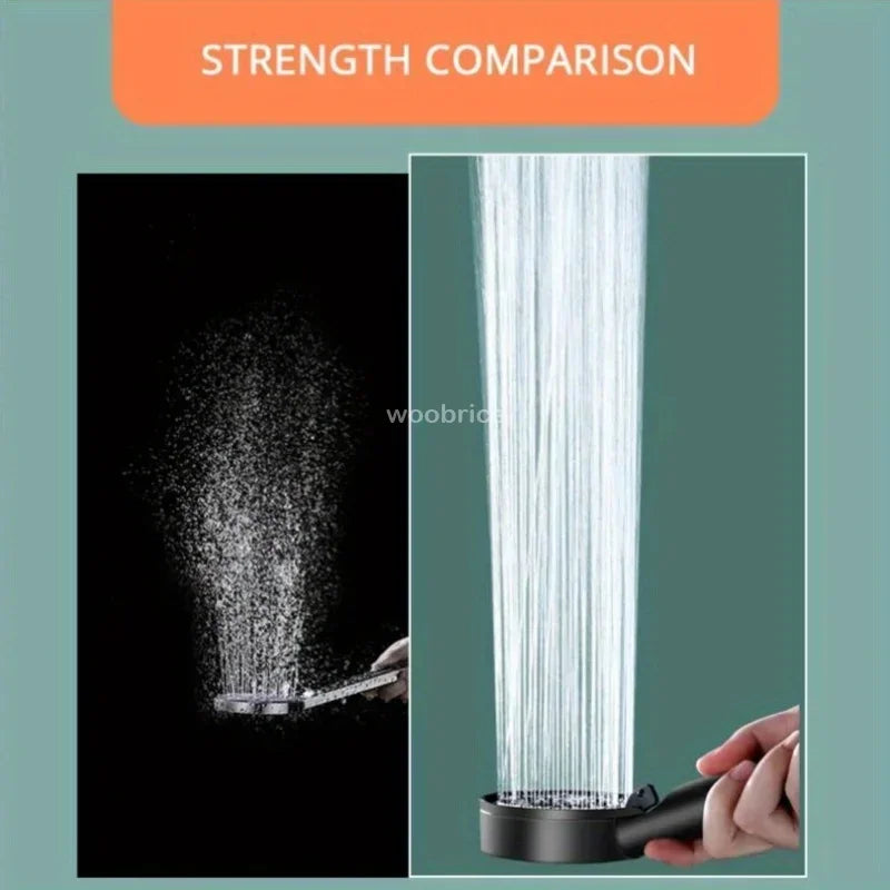 Shower Head Bathroom Sink Mixer Shower Phone 5modes for Bathroom High Pressure Water Saving Pressurized Spa Handheld Showers