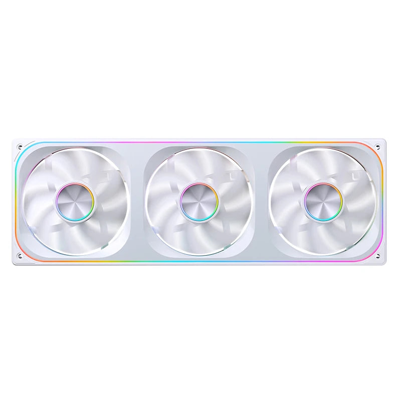 JONSBO ZA-120/240/360 Computer Case Fan 12CM 5V ARGB 120mm Monolithic Structure Water-Cooled Fan  PWM Forward/Reverse Fan Kits
