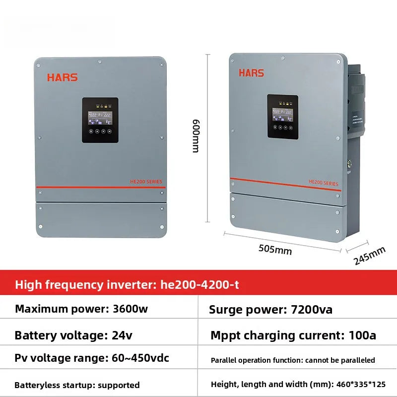 Photovoltaic off-grid integrated inverter-controller 3kW 3.6kW 6.2kW 5.5kW 6.5kW Hybrid Solar Inverter for Home Use MPPT