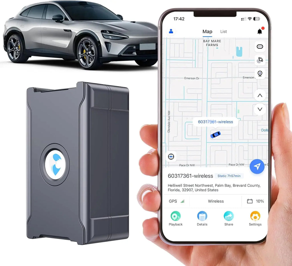 4G GPS Tracker Real-Time Car Locator Overtaking Alarm Route Playback Subscription Required