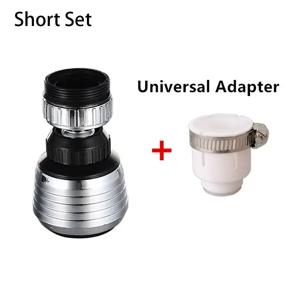 1Set Booster Nozzle Extender 360 Degree Faucet Water Saver Universal Rotating Bubbler Dual Mode Bathroom Kitchen Tools