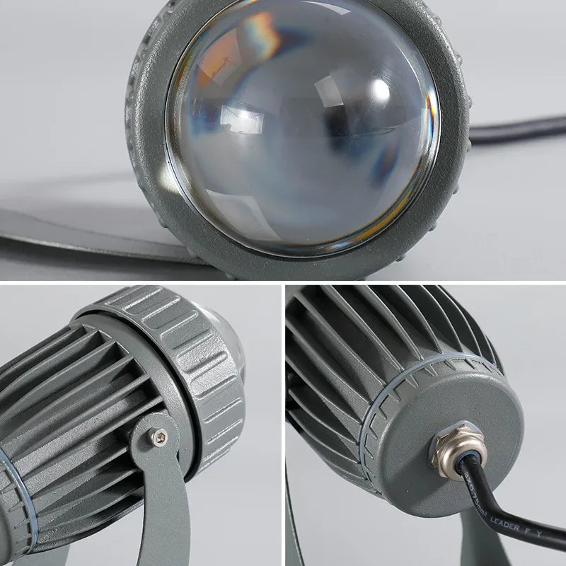 Outdoor LED Garden Wall Spotlights 20W RGB Landscape Lighting AC220V 110V 12V Red Green Blue IP65 Waterproof Single Beam Light