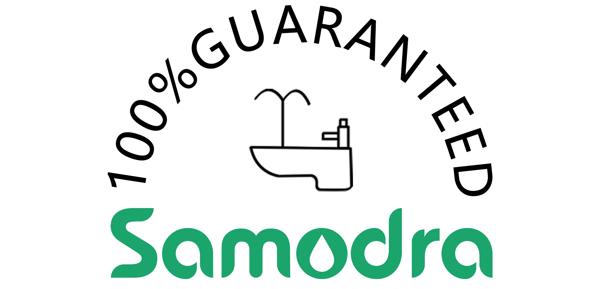 SAMODRA Non-Electric Left-Hand Bidet - Self Cleaning Dual Nozzle (Frontal and Rear Wash) Fresh Water Bidet
