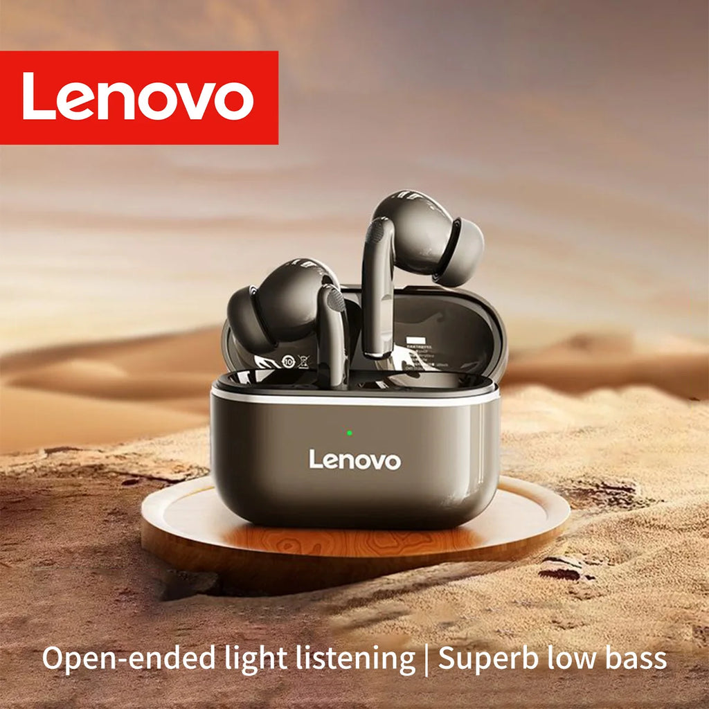 Lenovo Wireless Earbuds Low Latency BT5.4 HD Call with Noise Reduction Long Standby Ergonomic Human-Ear Design