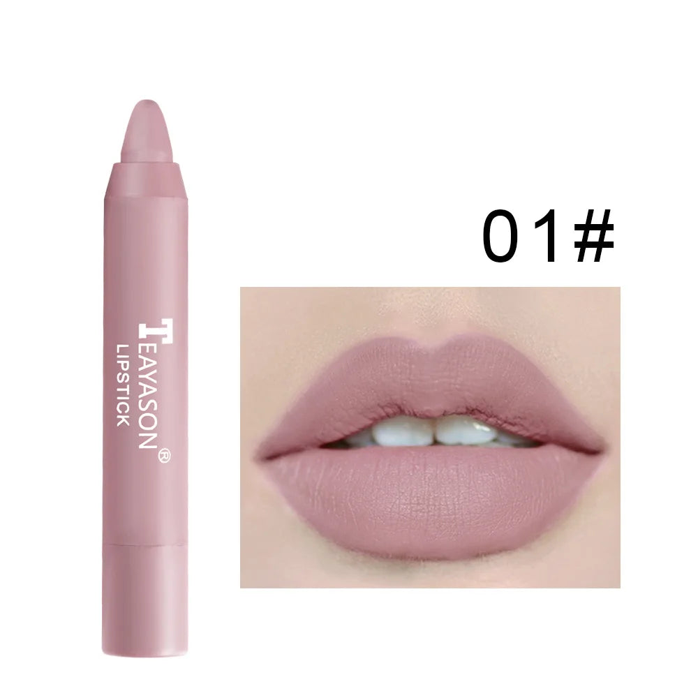 Matte Lipstick That Doesn'T Smudge, Provides Long-Lasting Color, Waterproof and Sweat-Proof, Versatile for Everyday Use, a Must-Have