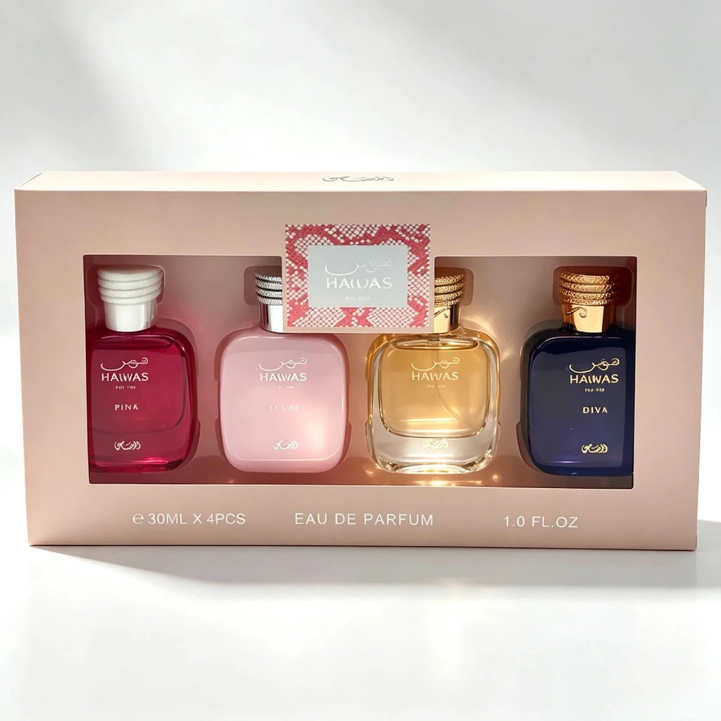 Rasasi Hawas Éclat for Her Eau de Parfum 100ML, Fresh Floral Sensual Scent for Women, Elegant Bottle, Ideal for Gifting