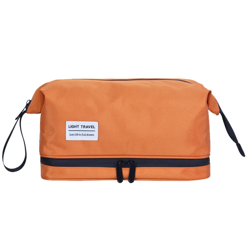 Dry and Wet Separation Men's Toiletry Bag Business Trip Portable Cosmetics Storage Bag High Value Cosmetic Bag