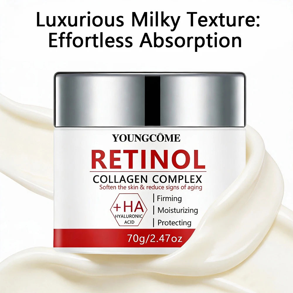 Retinol Collagen Facial Care Moisturizing Cream Deep Hydration Suitable for dry Aging Face Cream Moisturizing Skin Repair