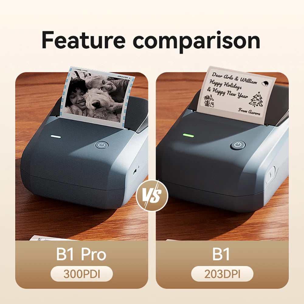 Niimbot B1/B1 PRO Thermal Label Printer Bluetooth Pocket Label Maker Barcode QR Code Self-adhesive Sticker Labeling Machine