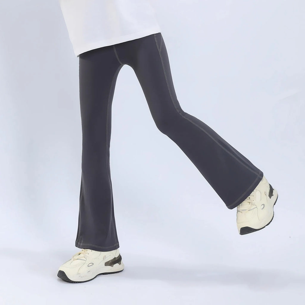 Girl Clothes Size Small Girls' Casual Active Flare Leggings Kids Dance Workout Yoga Pants Comfy Little Girls Skating Pants