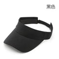 Fashionable retro solid color flat brim baseball cap, outdoor women's sun protection breathable open-top cap, duckbill cap