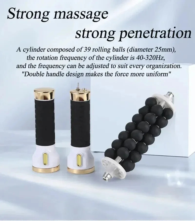 40W Electric Roller For Muscle Body Relaxing High Frequency Rolling Massage Fitness Anti-Cellulite Slimming Machine For Women