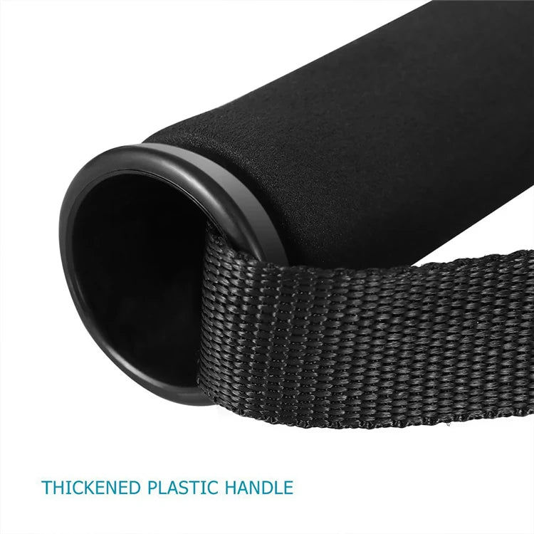 2Pcs of Professional Rope Grip Gym Exercise Resistance Bands with Anti Slip Handles Fitness Accessories