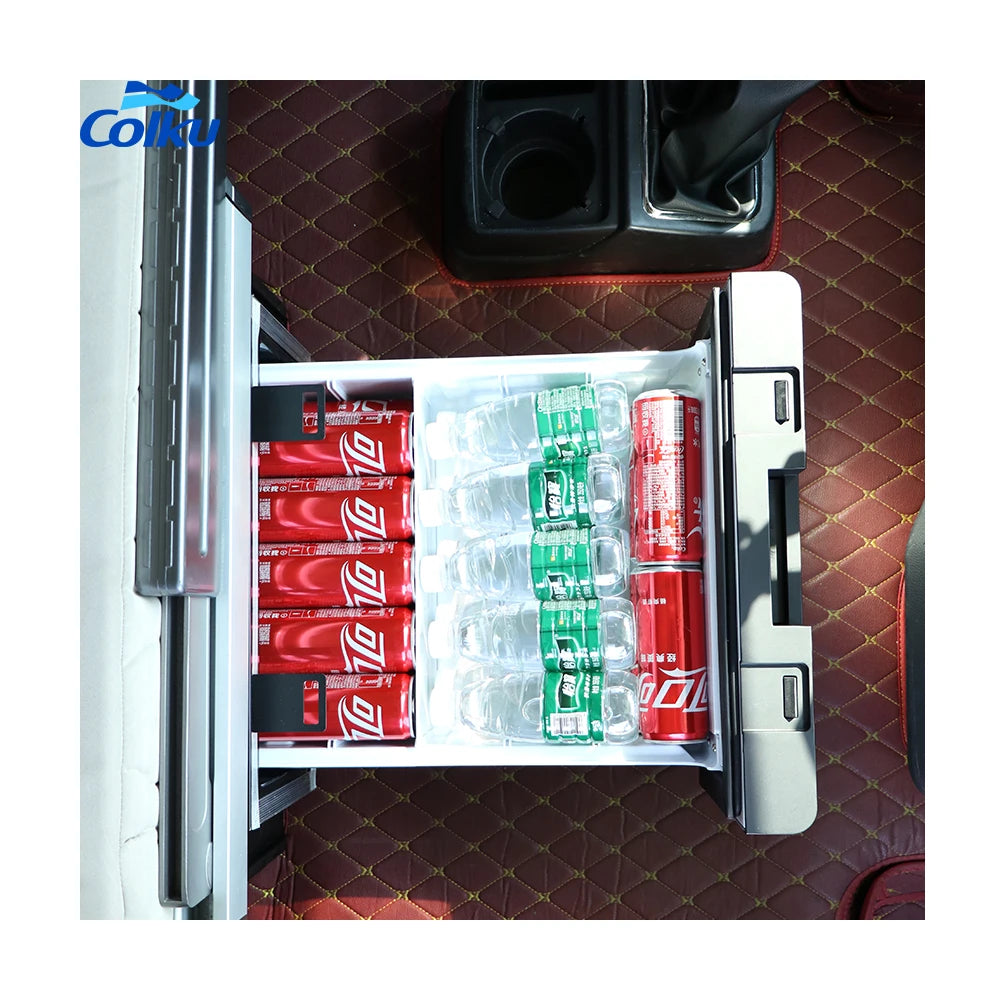 12V 24V New Design Portable Outdoor Using 23L Drawer Car Refrigerator Fridge for Caravan