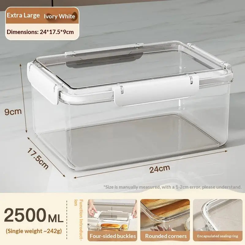 All-in-One Kitchen Organizer, Clear Stackable Containers for Fridge & Lunch, Keeps Fruits Fresh, Saves Time on Meal Prep