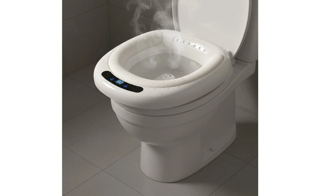 Electric Sitz Bath Basin Automatic Water Spray Toilet Sitz Bath Seat Pregnancy Wash Basin Easy to Use Health Care Item Portable