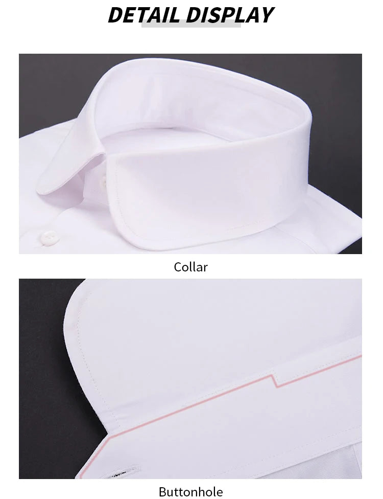 custom men's shirt Eton collar slim-fit business gentleman suit mens formal shirts