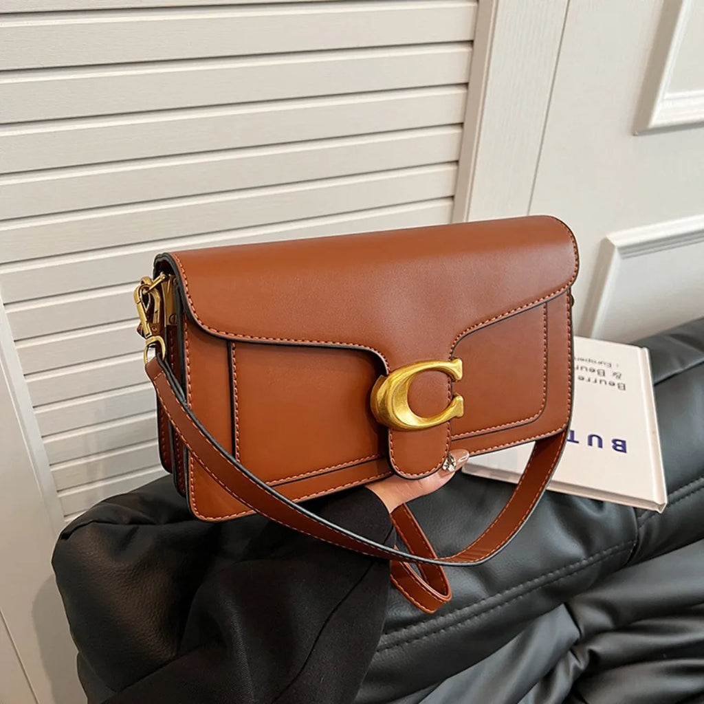 2026 new European retro classic fashionable versatile chain flap crossbody bag, suitable for women to match