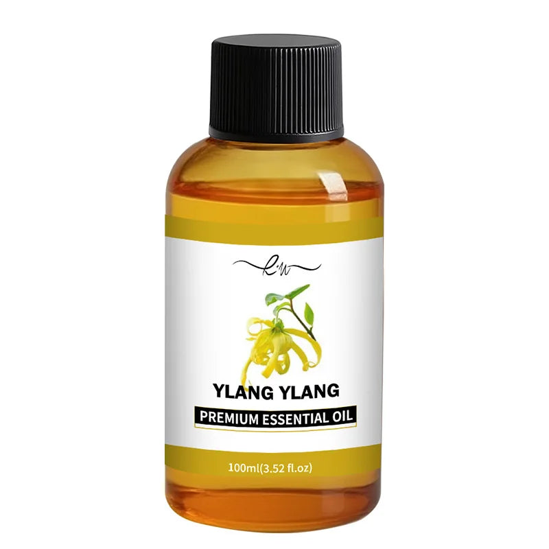 Lavender Ginger Herbal Massage Oil 100ml - Coconut Chamomile Infused, Hair Care & Full Body Massage, Relaxing Meridian Oil, Natu