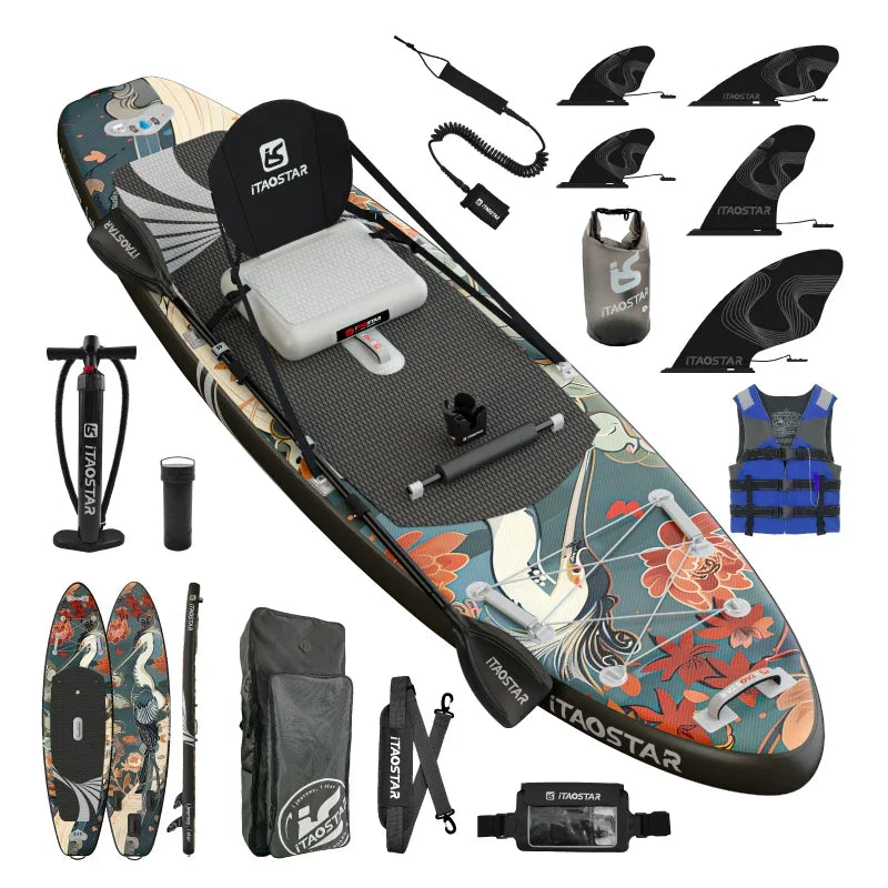 Inflatable Paddleboard SUP Surf Yoga Stand Up Paddleboard