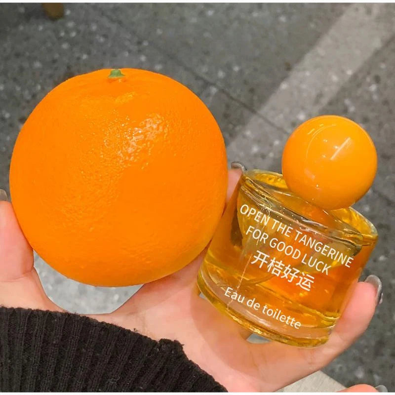 Citrus Peach Fruity Perfume Spray,Clean Fresh Women Scent,Orange Blossom/Lily/Iris/Vetiver/Lemon/Musk Light Fragrance Mist