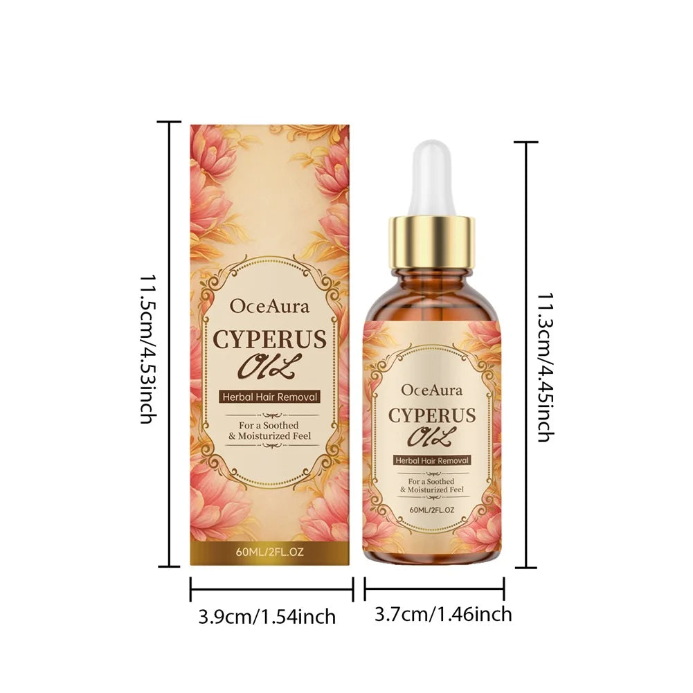 Beauty Cyperus Rotundus Hair Reduction Oil,Soothing Massage,Deep Nourishment ,Smoothing Skin For Women Men All Skin Types