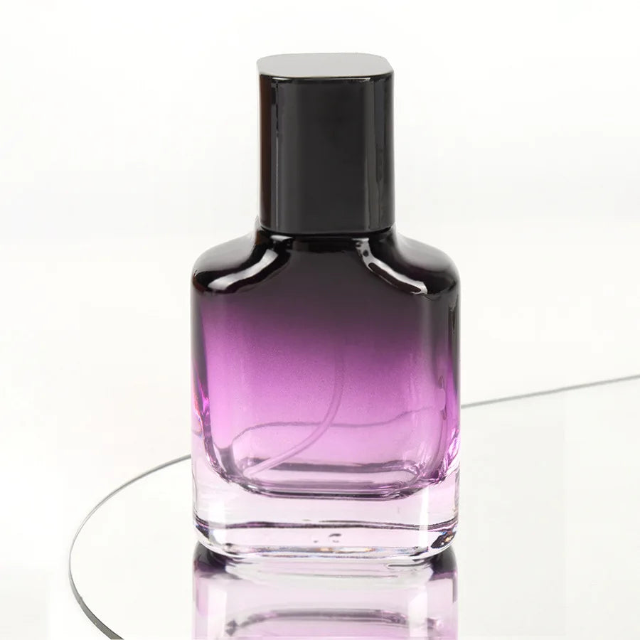 Perfume Bottles 20ml Spray Bottle Refillable Gradient Color Glass Cosmetic Packaging Travel Spray Bottle Portable Mist Atomizer