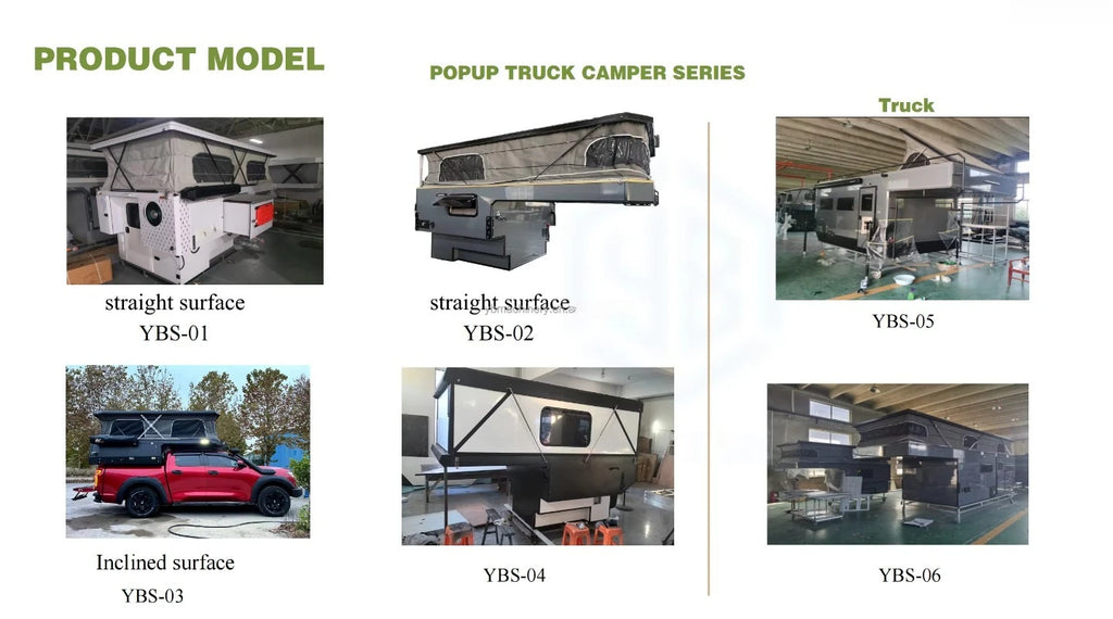 Stylish Comfort Pop Up Camper with Padded Mattresses and Privacy Screen Doors for Family Camping Custom