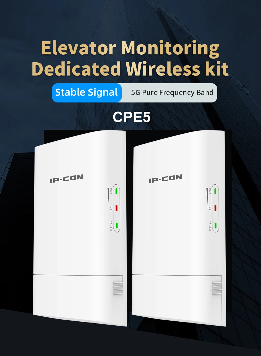 2pcs Outdoor CPE 1KM Long Range CPE5 867Mbps 5GHz Wireless 5G WiFi Repeater Extender Access Point AP WiFi Bridge Client Router