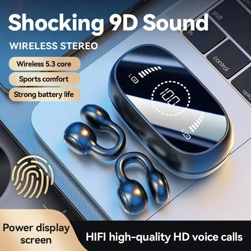 New Model 2026 X51 Wireless Earbuds Bluetooth Headset Charging Earphones Bone Conduction Headphones Sport With Mic Free