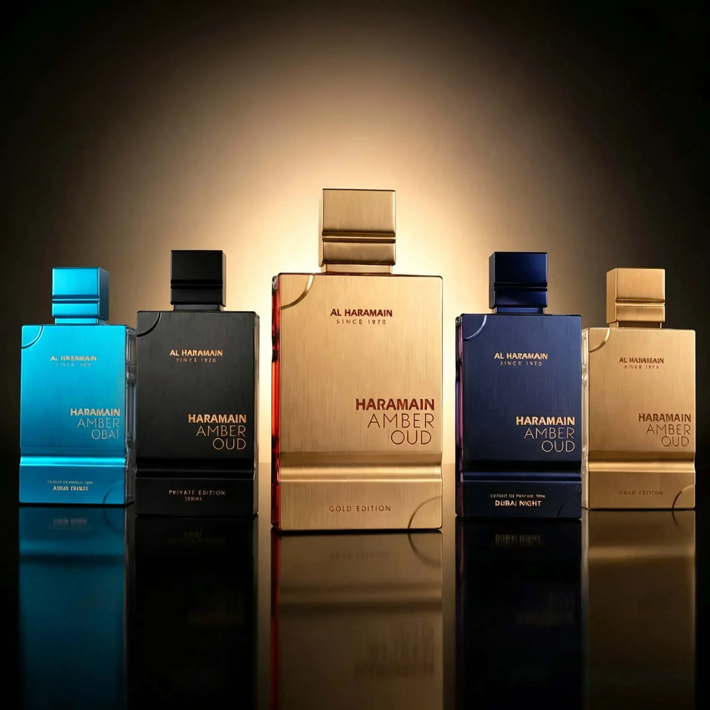 Premium Amber Oud Gold Edition & Dubai Night Perfume, Luxurious Long Lasting Arabian Fragrance Spray for Men Women