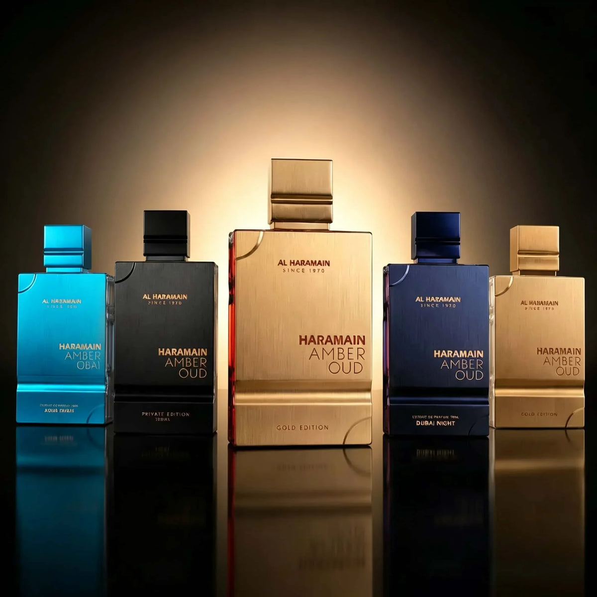 Premium Amber Oud Gold Edition & Dubai Night Perfume, Luxurious Long Lasting Arabian Fragrance Spray for Men Women
