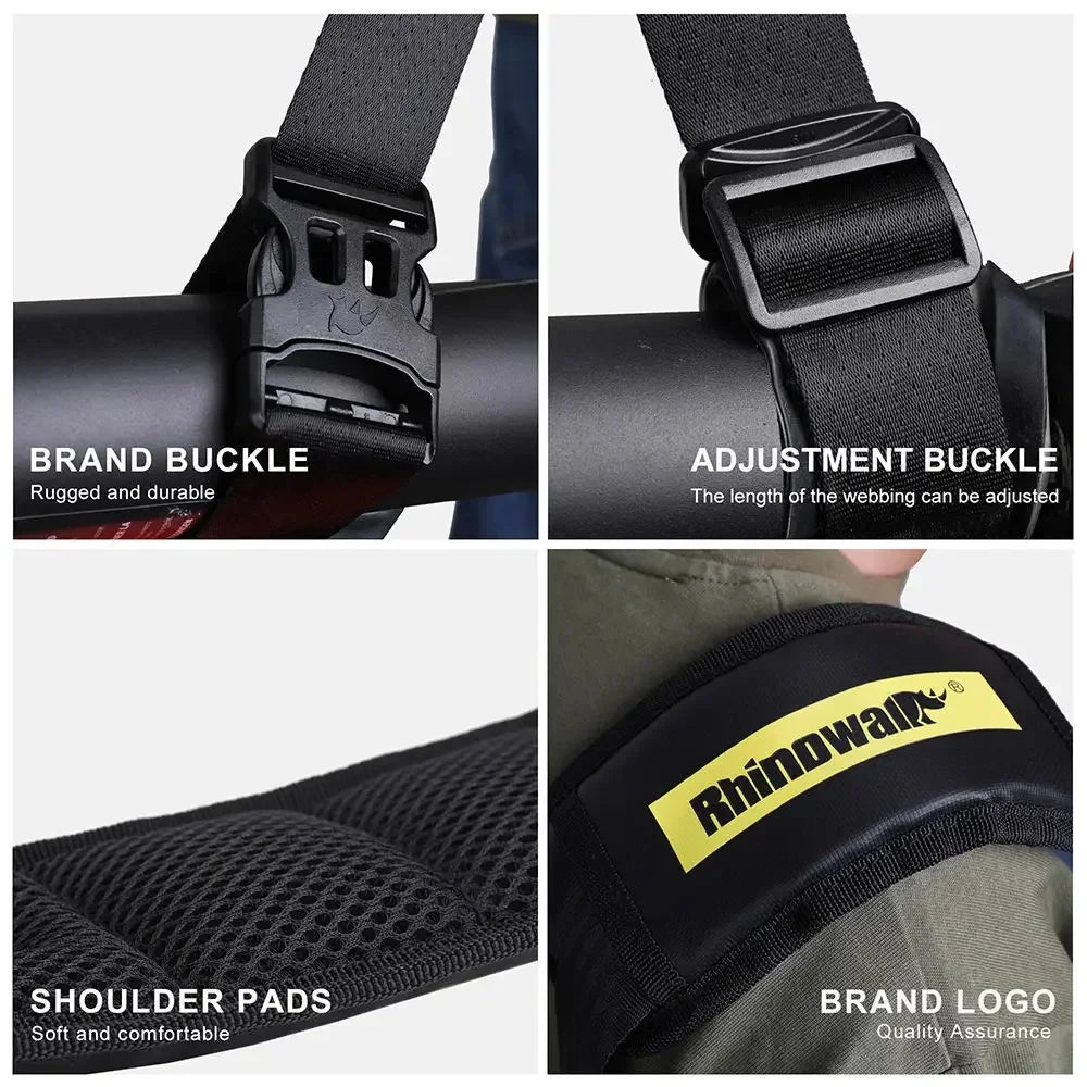Rhinowalk Adjustable Scooter Riders Single Straps Portable Hand Carrying Shoulder Strap for Scooter Folding E-bike Skateboard