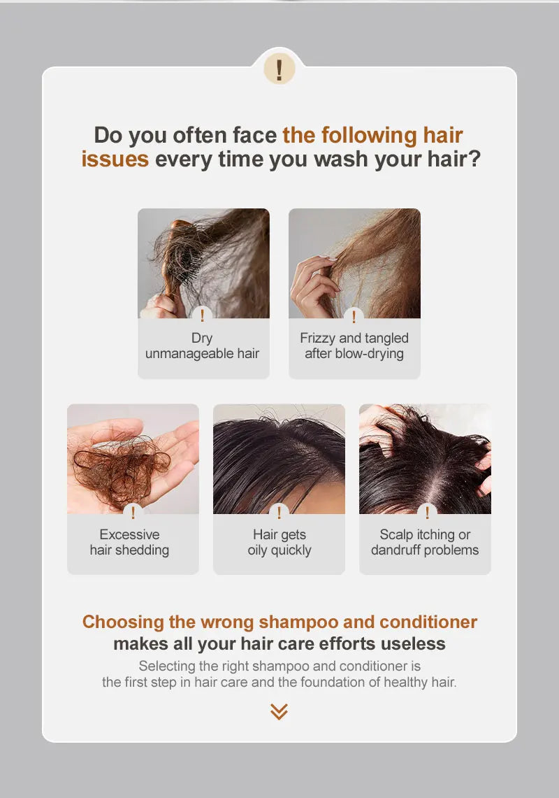 PURC Amino Acid Shampoo Conditioner Morocco Argan Oil Sulfate-Free Smoothing Keratin Hair Treatment Repair Damaged Hair Care
