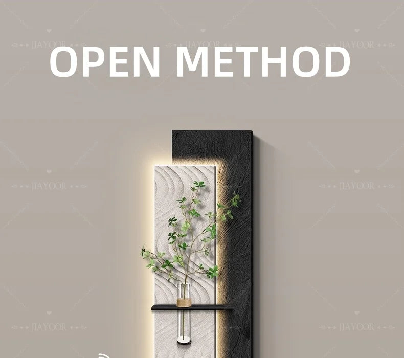 Modern Light Luxury Entrance Hall Decoration Painting Facing The Door Directly High-end Hanging Painting Corridor Mural Light