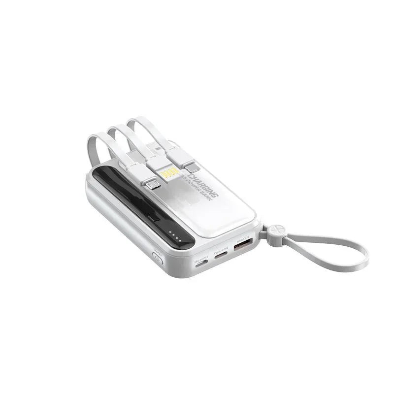 50000mAh 120W Portable Power Bank Large Capacity 4 in1 Cable Intelligent Digital Display Light Fast Charging Mobile Power Supply