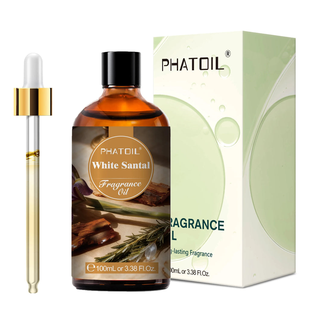 PHATOIL 100ml Oud Warmth Fragrance Oil For Diffuser Aromatherapy Warm Santal Vanilla Amber Black Orchid Aroma Fragrance Oils