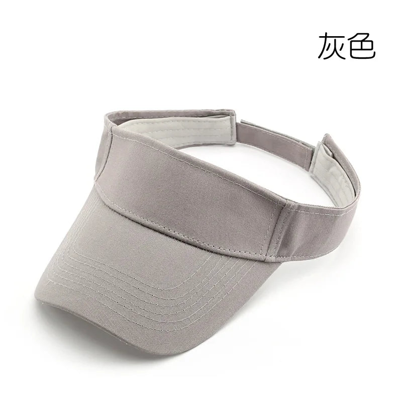 Fashionable retro solid color flat brim baseball cap, outdoor women's sun protection breathable open-top cap, duckbill cap