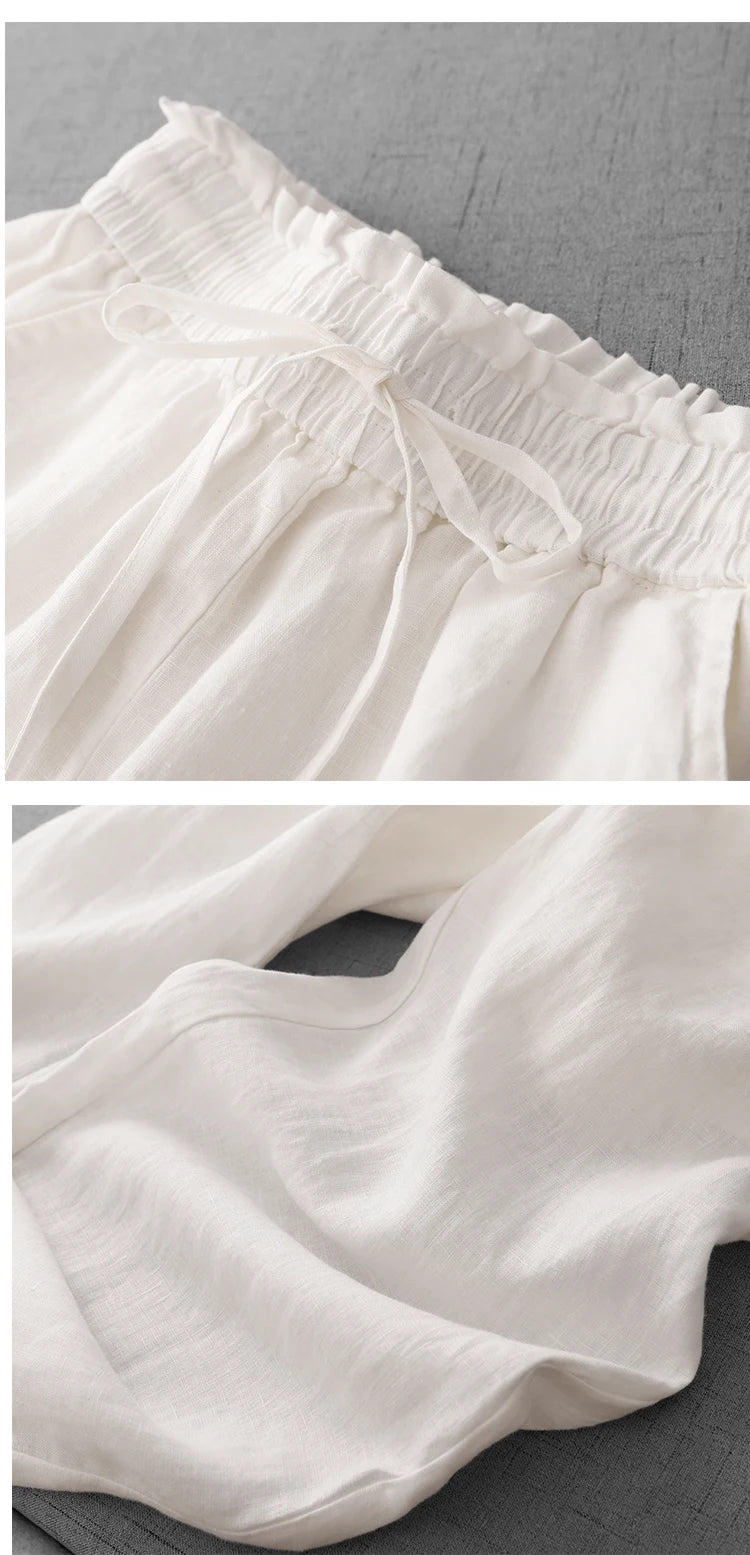High Waist Wide Leg Pants Women's Thin Drapey Loose Casual Straight Long Trousers plus Size Comfortable Slimming Summer Pants