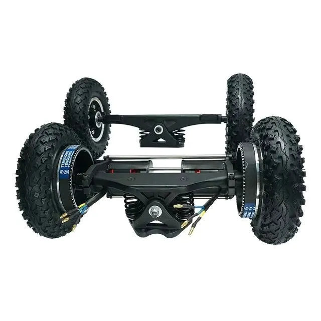 Off Road Electric Skateboard Truck Mountain Longboard 11 inch Truck Wheels Combo kiteboarding Truck Inflatable rubber tire wheel