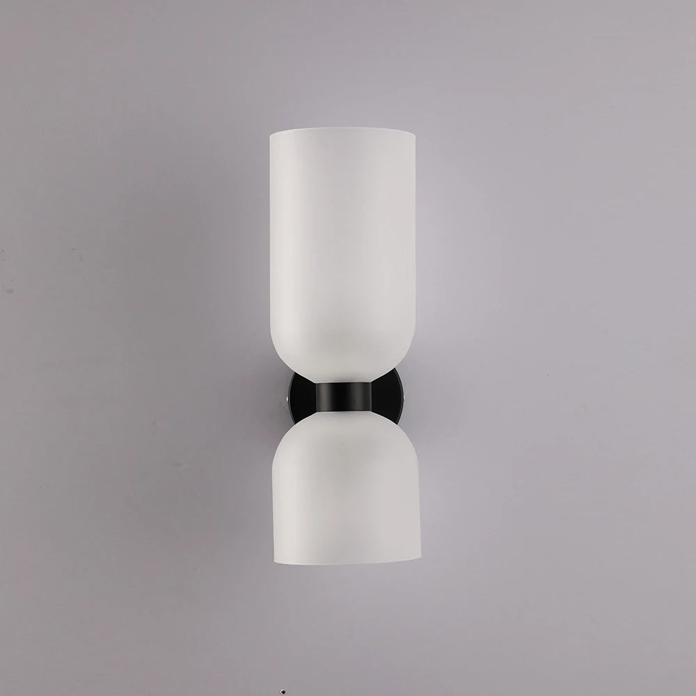 Postmodern Luxury Bedroom Bedside Wall Lamp Glass Shade Modern Minimalist Background Corridor Staircase Art Wall Lighting